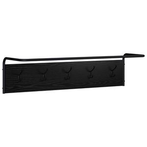 vidaXL Pakaramais Melns ozols 100 x 30 x 25 cm Inženierijas koks