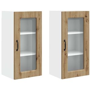 vidaXL Trauku ma&scaron;īnas panelis Kalmar 2 pcs Artisānā ozols