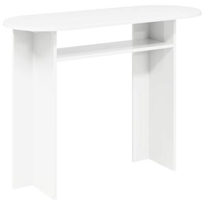 vidaXL Konsoles galds Balts 100 x 39,5 x 75 cm Inženierijas koks