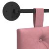 vidaXL Karājo&scaron;s galvgalis Rozā 190 x 55 x 7 cm Samts