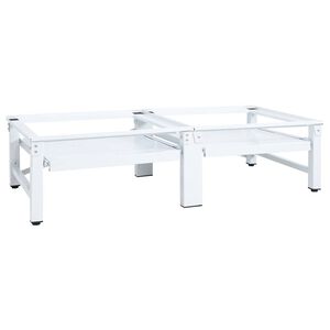 vidaXL veļasma&scaron;īnas un žāvētāja statīvs ar izvelkamiem plauktiem