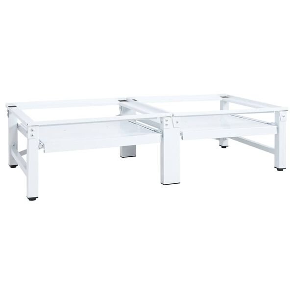 vidaXL veļasma&scaron;īnas un žāvētāja statīvs ar izvelkamiem plauktiem