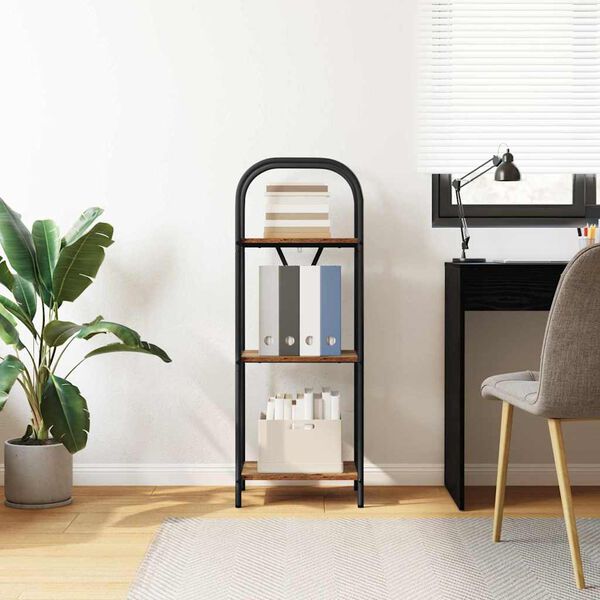 vidaXL Grāmatu plaukts Vecs koks 40 x 30 x 109 cm Inženierijas koks