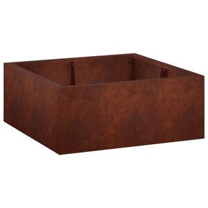 vidaXL Aizturo&scaron;ā siena 4 gab. 100 x 100 x 40 cm Novecināts tērauds