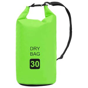 vidaXL ūdens soma, zaļa, 30 L, PVC