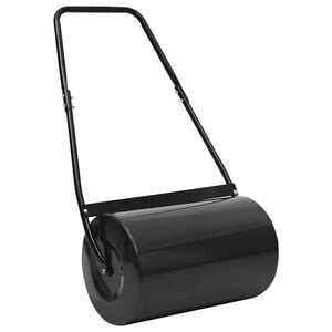 vidaXL zālāja rullis, melns, 63 cm, 50 L