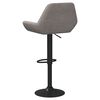 vidaXL bāra krēsli, 2 gab., gai&scaron;i pelēks samts