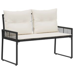 vidaXL Āra sols 2 -Seater 4 gab. 110 x 59 x 82 cm poliratāns