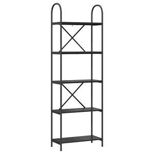 vidaXL Grāmatu plaukts 5 līmeņi 60 x 30 x 183 cm Inženierijas koks