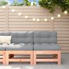 vidaXL vidējie dārza dīvāni, 2 gab., Duglasa egles masīvkoks
