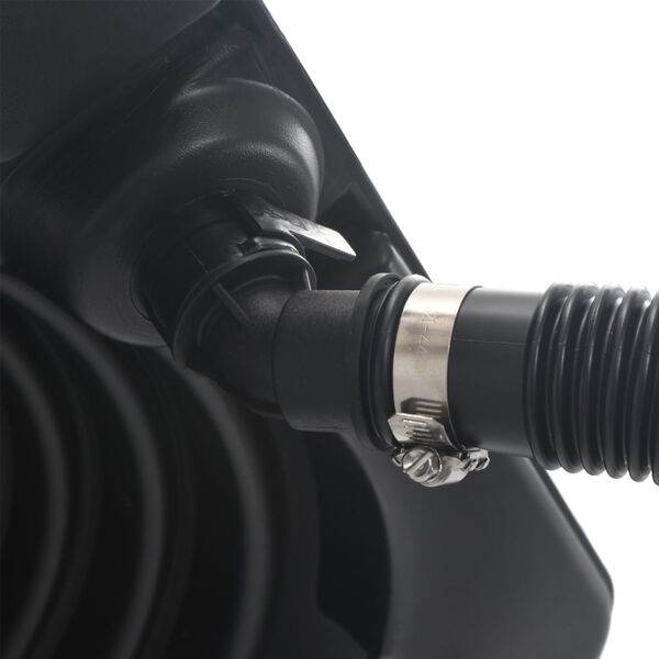 vidaXL solāri baseina sildītāji, 5 gab., 75x75x36 cm, HDPE, alumīnijs