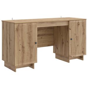 vidaXL Galds Artisan Ozols Inženierijas koks 142,5 x 50 x 75 cm