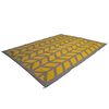 Bo-Camp āra paklājs Chill mat Flaxton, 2,7x2 m, L, dzeltens