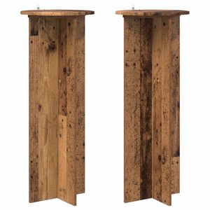 vidaXL Augu statīvs 2 gab. Vecs koks &Oslash;40 x 100 cm Inženierijas koks