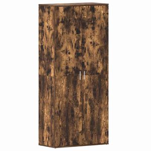 vidaXL Apavu skapis 80 x 39 x 178 cm Inženierijas koks Dūmaka ozols