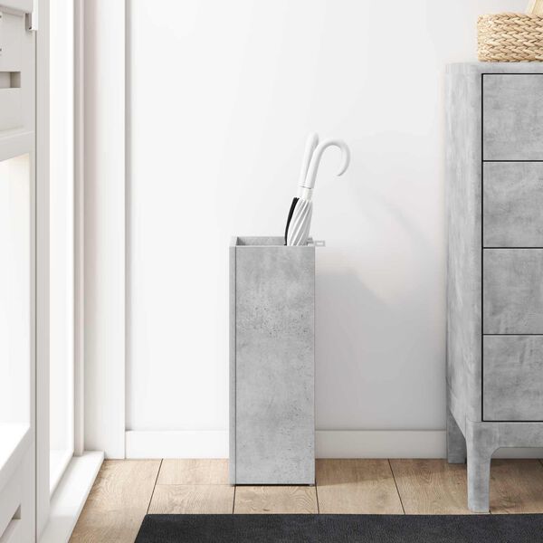 vidaXL Lietussarga statīvs Betona pelēks 20 x 20 x 55,5 cm