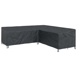 vidaXL Mēbeļu pārklājs Melns 270 x 270 x 80 cm 210D Oksforda audums