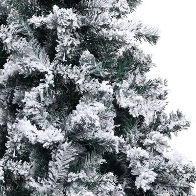 vidaXL izgaismota Ziemassvētku egle ar rotājumiem, zaļa, 120 cm