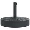 vidaXL saulessarga pamatne ar riteņiem, &Oslash;38 / 48 mm kātiem, 25 kg