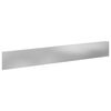 vidaXL Zāliena Apmale 10 pcs 100 x 15 cm Tērauds Sudraba