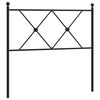 vidaXL rezerves galvgalis, metāls, melns, 90 cm