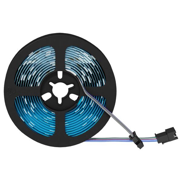 vidaXL LED stripa 2 pcs Melna un caurredzama 3000 mm Vara un plastmasa