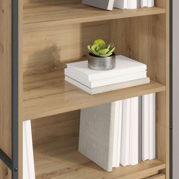 vidaXL Augstās skapji 2 pcs Mākslīgā ozola 60 x 36 x 200 cm