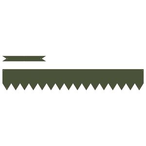 vidaXL Zāliena Apmale 10 pcs Olīvu zaļ&scaron; 100 x 0.05 x 20 cm