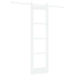 vidaXL Slīdo&scaron;ās durvis Balts 61 x 198,5 cm