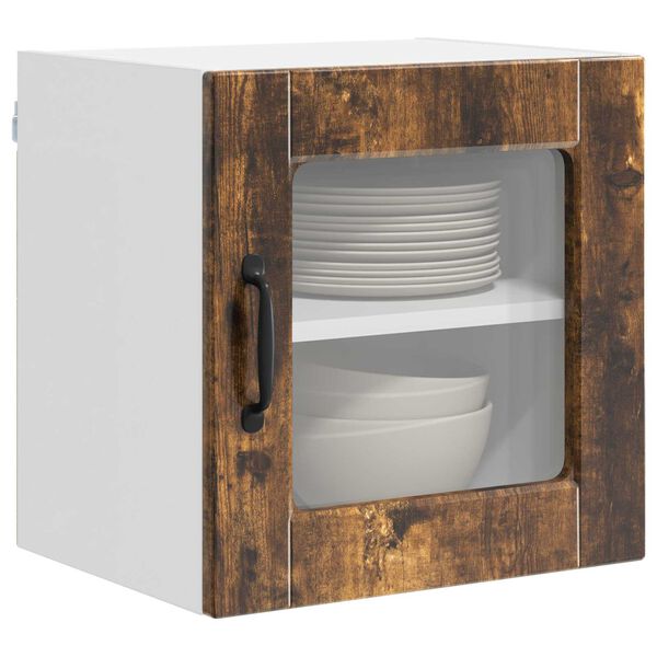 vidaXL Virtuves Skapis ar plauktu 2 pcs Dūmaka ozols 40 x 31 x 40 cm