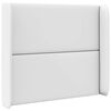 vidaXL Galvgaļa auss Balts 80 x 16 x 4 cm PVC