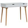 vidaxl Dressing galds FAUSKE Balts 100 x 50 x 78 cm