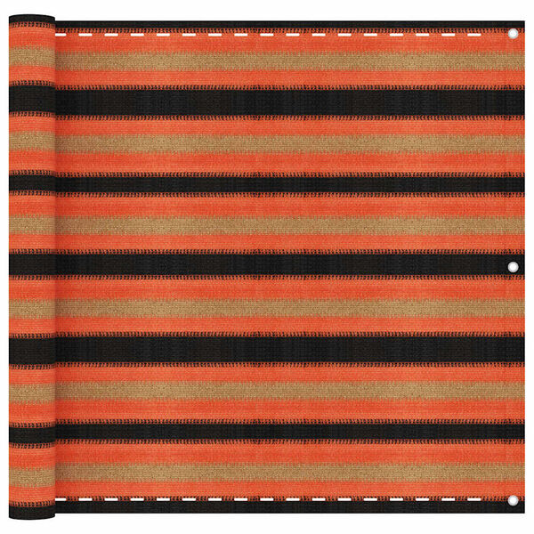 vidaXL balkona aizslietnis, 90x500 cm, daudzkrāsains HDPE