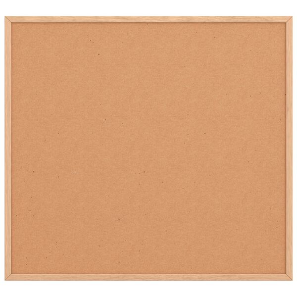 vidaXL korķa dēlis ar masīvkoka rāmi, 60x55 cm