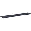 vidaXL Logu palodze Antracīts ar koka tekstūru 160 x 25 x 4,5 cm PVC