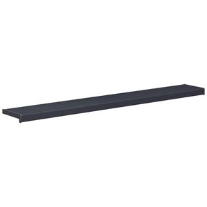 vidaXL Logu palodze Antracīts ar koka tekstūru 160 x 25 x 4,5 cm PVC