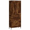 vidaXL augstais skapis, ozolkoka, 69,5x34x180 cm, inženierijas koks