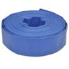vidaXL &scaron;ļūtene, plakana, 100 m, 1,5" PVC