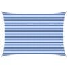vidaXL Saulessargs Zila un balta 3,5 x 4,5 m HDPE