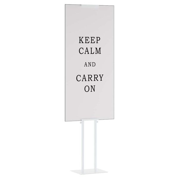 vidaXL Izstāžu stendi Balts 30 x 23,5 x 210 cm Tērauds