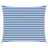 vidaXL Saulessargs Zila un balta 2,5 x 3 m HDPE