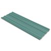 vidaXL Jumta panelis 12 gab. Zaļa 129 x 45 cm Cinkots tērauds
