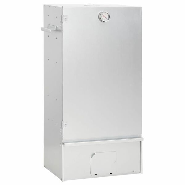 vidaXL kūpinātava, kurināma ar &scaron;ķeldu, 44,5x29x83 cm, cinkots tērauds