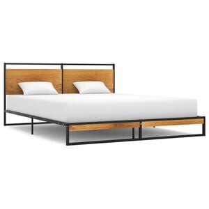 vidaXL gultas rāmis, metāls, 140x200 cm