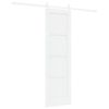 vidaXL Slīdo&scaron;ās durvis ORKDAL 61 x 198,5 cm Inženierijas koks Balts