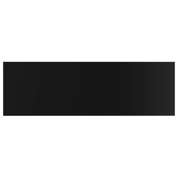 vidaXL plauktu dēļi, 4 gab., melni, 80x20x1,5 cm, skaidu plāksne