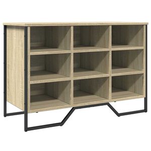 vidaXL apavu plaukts, ozolkoka krāsa, 90x38x61,5 cm, inženierijas koks