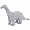 vidaXL rotaļu dinozaurs, brahiozaurs, XXL, pelēks plī&scaron;s