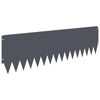vidaXL Zāliena Apmale 20 pcs 103 x 30 cm Tērauds Antracīta