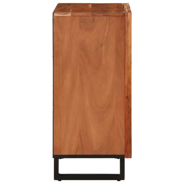 vidaXL kumode, 60x34x75 cm, akācijas masīvkoks